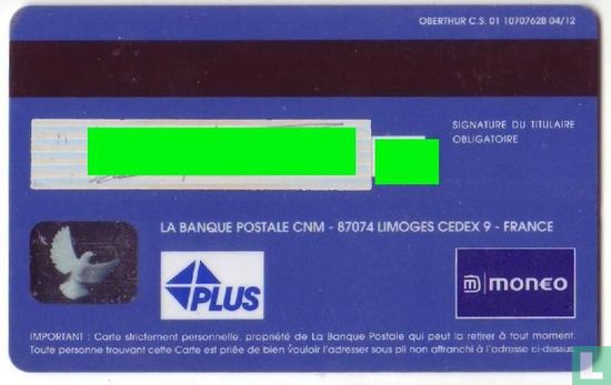 CB - Visa Electron - Moneo - Plus - Realys - La Banque Postale - Image 2