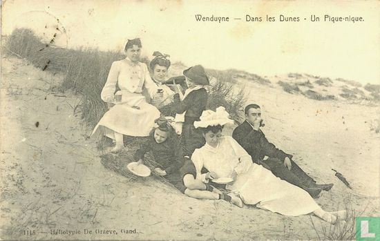 Wenduyne - Dans les Dunes - Un Pique-nique. - Bild 1