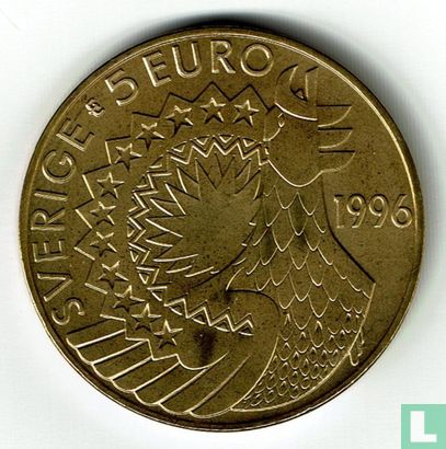 Zweden 5 euro 1996 "Selma Lagerlof" - Bild 1