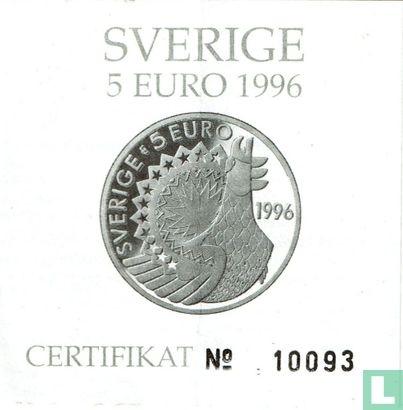 Zweden 5 euro 1996 "Selma Lagerlof" - Afbeelding 3