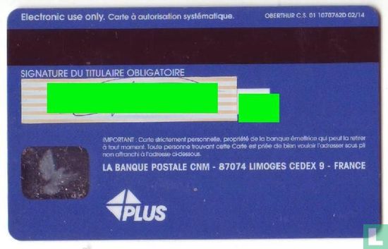 CB - Visa Electron - Plus - Realys - La Banque Postale - Afbeelding 2