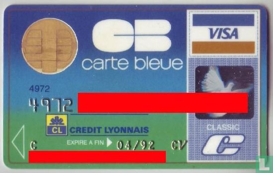 CB - Visa - Carte Bleu - Classic C - Credit Lyonnais - Bild 1