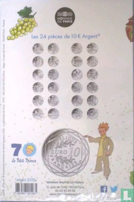 France 10 euro 2016 (folder) "The Little Prince makes of the sled" - Image 2