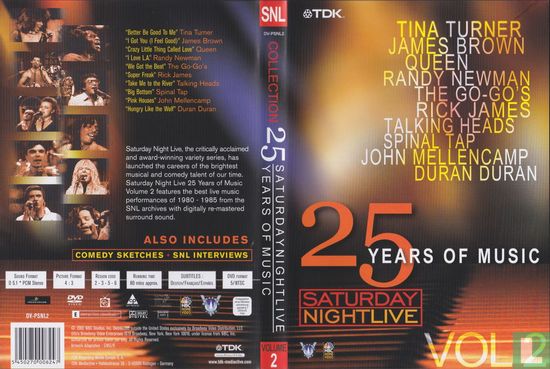 Saturday Night Live: 25 Years of Music Vol 2 - Afbeelding 3
