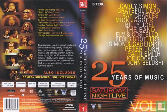 Saturday Night Live: 25 Years of Music Vol 1 - Afbeelding 3