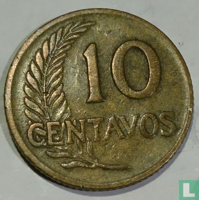 Peru 10 centavos 1958 (zonder AFP) - Afbeelding 2