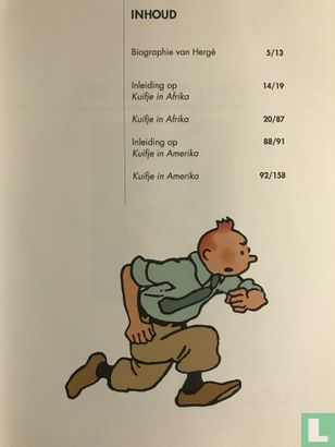 Kuifje in Afrika + Kuifje in Amerika + Biografie van Hergé - Image 3