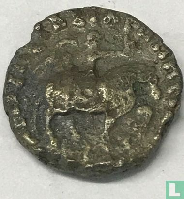 Indo-Scythian Kingdom (Kushan, Bactria, King Azes II)   AR Drachme  35 BCE-5CE - Image 1