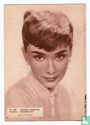 Vintage Audrey Hepburn flyer - Afbeelding 1