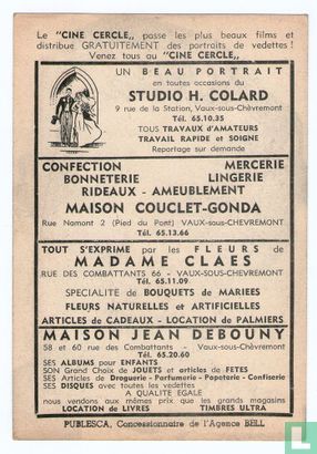 Vintage Martine Carol flyer - Afbeelding 2