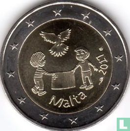 Malta 2 Euro 2017 (mit Münzzeichen) "Malta Community Chest Fund - Peace" - Bild 1