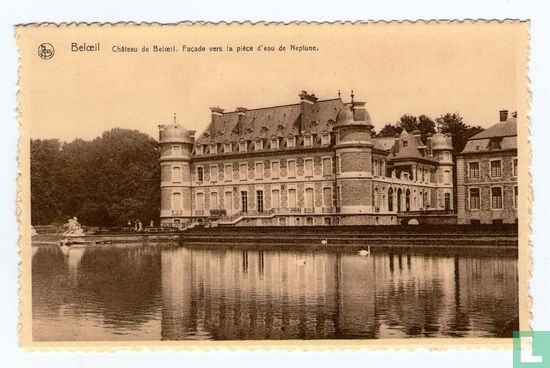 Chateau de Beloeil - Facade vers la pièce d'eau de Neptune - Afbeelding 1