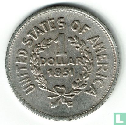 Verenigde Staten 1 dollar 1851 - Image 1