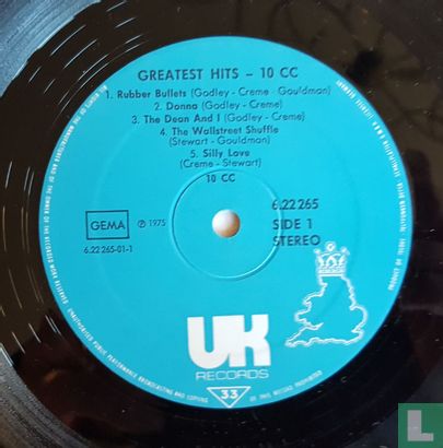 100cc Greatest Hits of 10cc  - Afbeelding 3