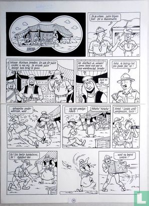 Vandersteen, page Willy-original (p.18) - et Bobette - le tourbillonnement de l’eau bag-(1988) - Image 1