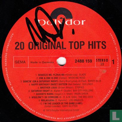 20 Original Top Hits Vol.1 - Image 3