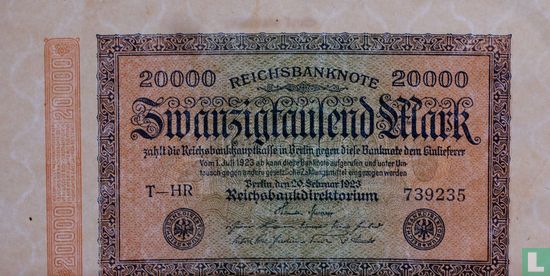 Germany 20,000 Mark (P85f-Ros. 84j) - Image 3