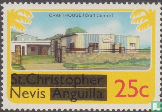 Briefmarken von St. Kitts_Nevis mit Aufdruck