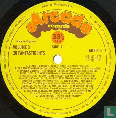20 Fantastic Hits By the Original Artists - Volume Three - Image 3