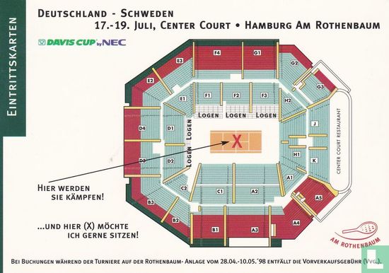 SC029 - Deutscher Tennis Bund - Davis Cup - Am Rothenbaum - Afbeelding 1