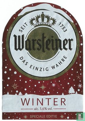 Warsteiner Winter   - Afbeelding 1