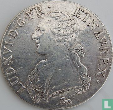 Frankrijk 1 écu 1787 (R) - Afbeelding 2