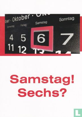 Audi Zentrum Dresden "Samstag! Sechs?" - Afbeelding 1
