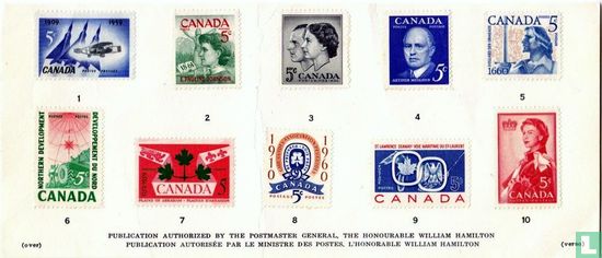 Geschedenis van Canada in postzegels - Afbeelding 1