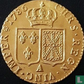 France 1 louis d'or 1786 (A) - Image 1