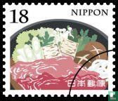 Zusätzliche Briefmarken karte im Ausland