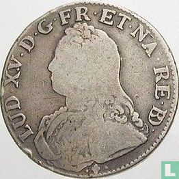 France 1 écu 1733 (Pau) - Image 2