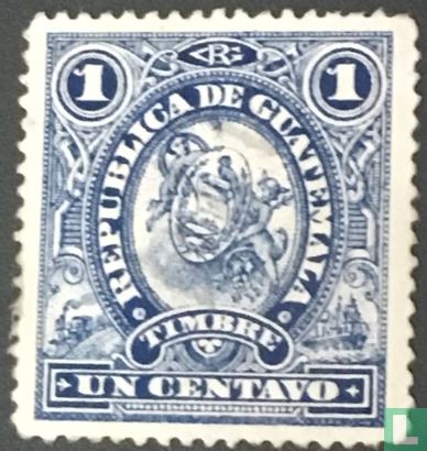 GUATEMALA TIMBRE (1c)
