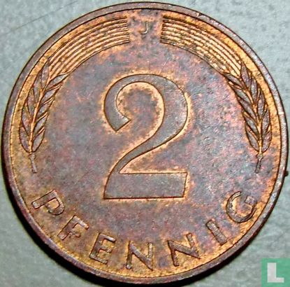 Deutschland 2 Pfennig 1982 (J) - Bild 2