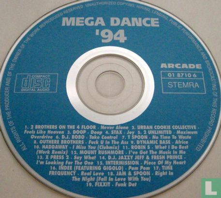 Mega Dance '94 - Afbeelding 3