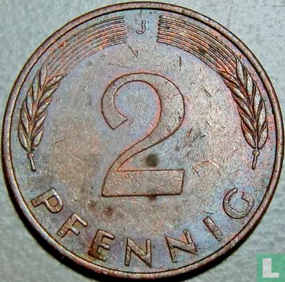 Germany 2 pfennig 1979 (J) - Image 2