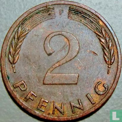 Allemagne 2 pfennig 1980 (F) - Image 2