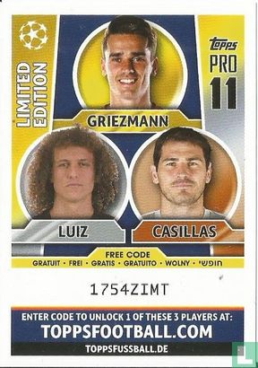 Griezmann / Luiz / Casillas - Afbeelding 1