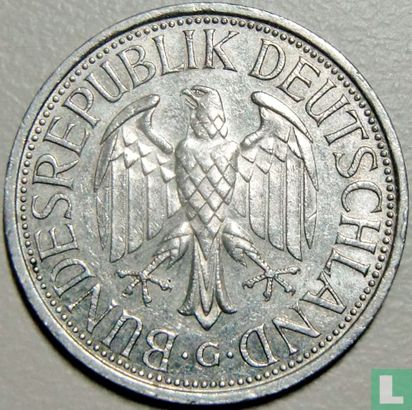Duitsland 1 mark 1991 (G) - Afbeelding 2
