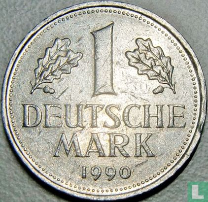 Duitsland 1 mark 1990 (G) - Afbeelding 1