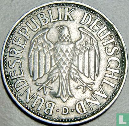 Duitsland 1 mark 1954 (D) - Afbeelding 2
