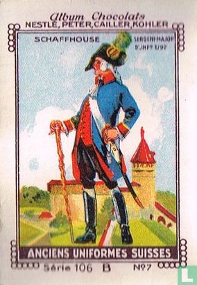 Schaffhouse Sergent-Major d' JNF 1792