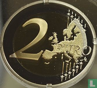 Frankrijk 2 euro 2013 (PROOF) "50th Anniversary of the Élysée Treaty" - Afbeelding 2