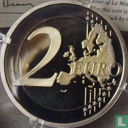 Frankrijk 2 euro 2010 (PROOF) "70th anniversary of De Gaulle's BBC radio appeal on June 18 - 1940" - Afbeelding 2