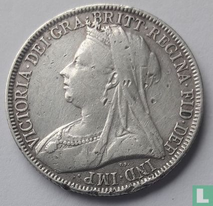 United Kingdom 1 florin 1893 - Image 2