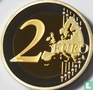 Frankrijk 2 euro 2008 (PROOF) "French Presidency of the EU" - Afbeelding 2