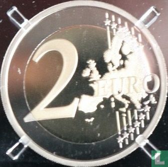 France 2 euro 2016 (PROOF) "100th anniversary of the birth and 20th anniversary of the death of François Mitterrand" - Image 2
