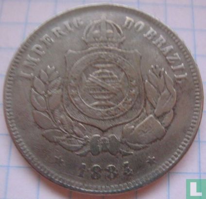 Brazil 200 réis 1884 - Image 1