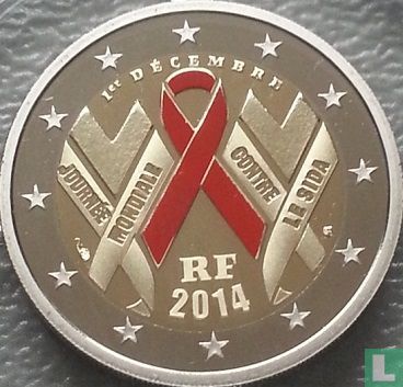 France 2 euro 2014 (PROOF) "World AIDS Day" - Image 1