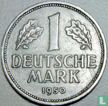 Allemagne 1 mark 1950 (J) - Image 1