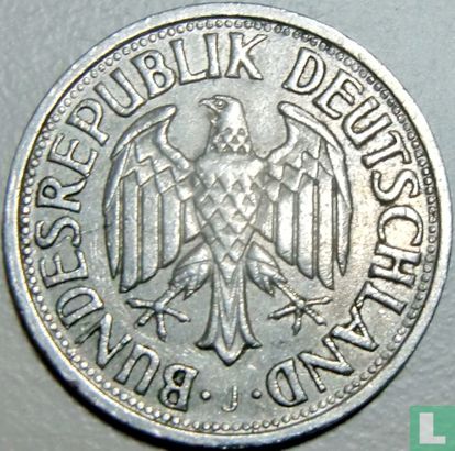 Allemagne 1 mark 1962 (J) - Image 2